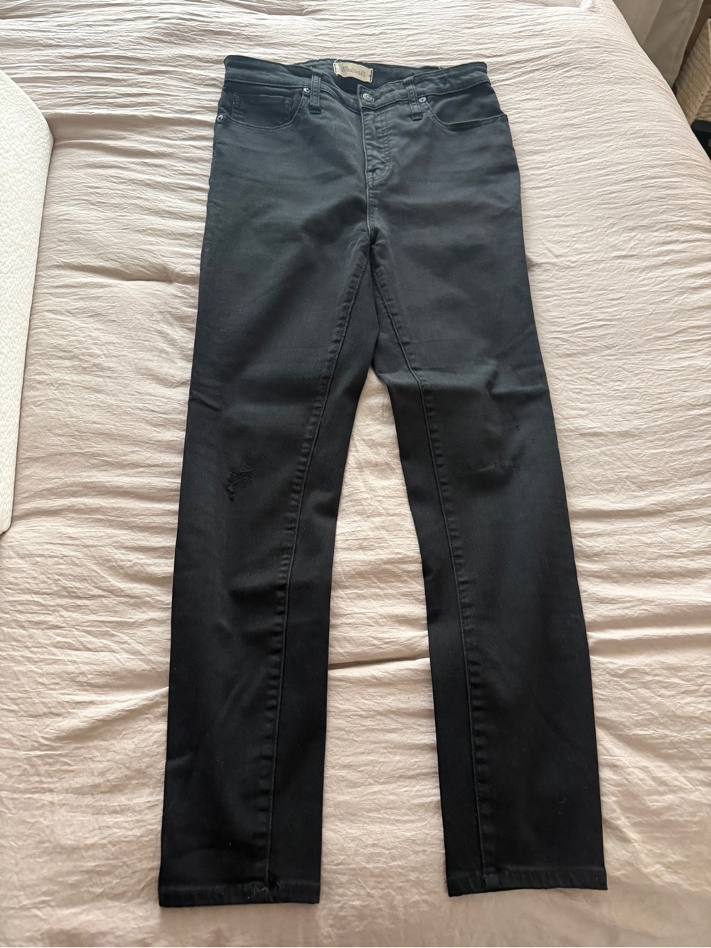 Madewell Curvy High-Rise Skinny Jeans in Black